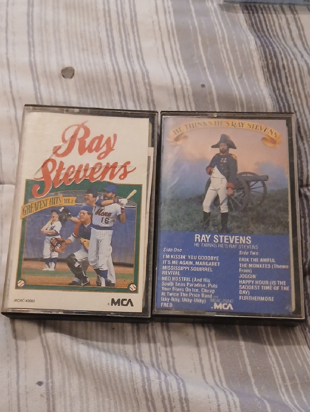 Ray Stevens Cassette Tape Lot - White, Blue, Green Artwork
